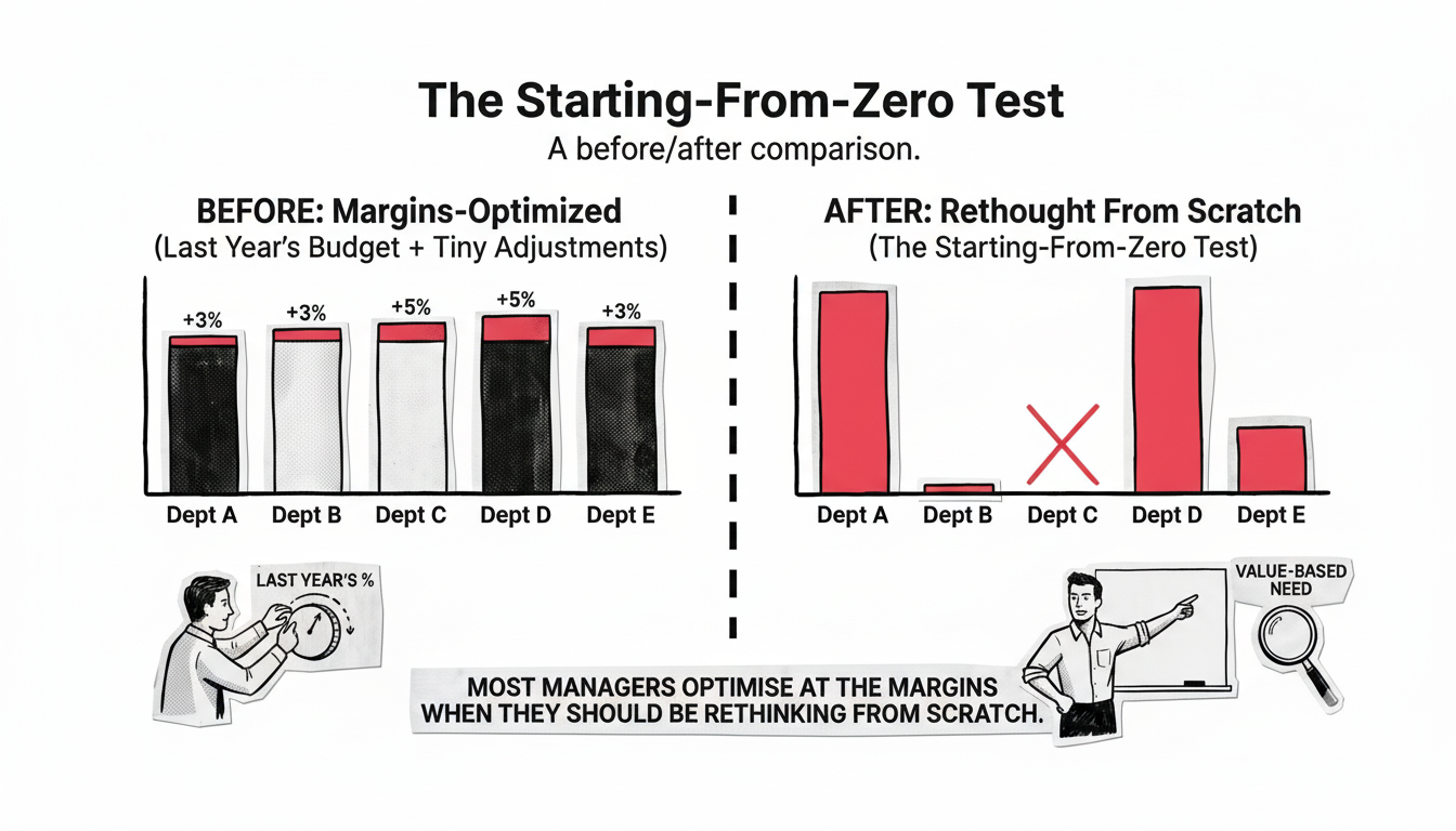 The starting-from-zero test