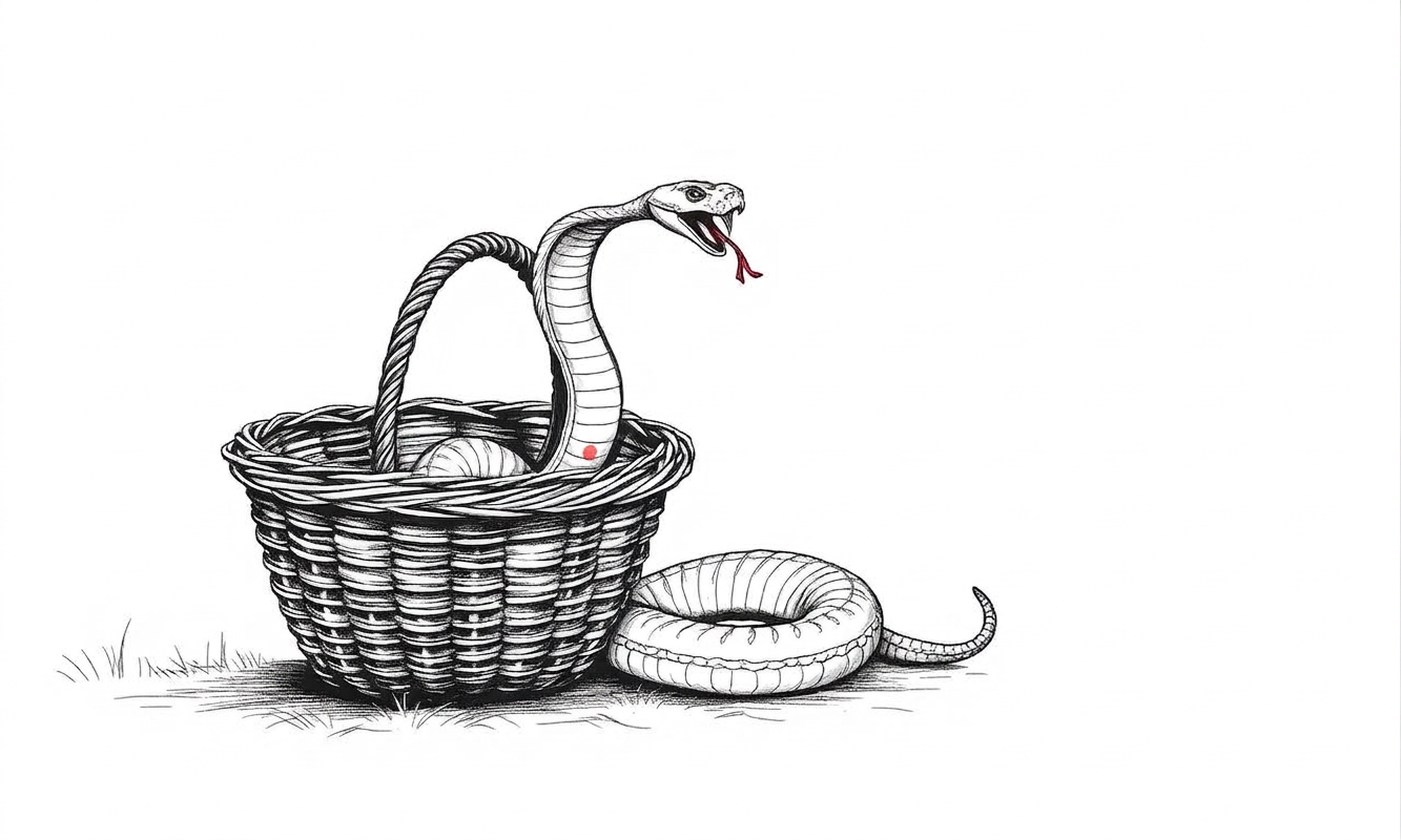 The cobra effect illustration
