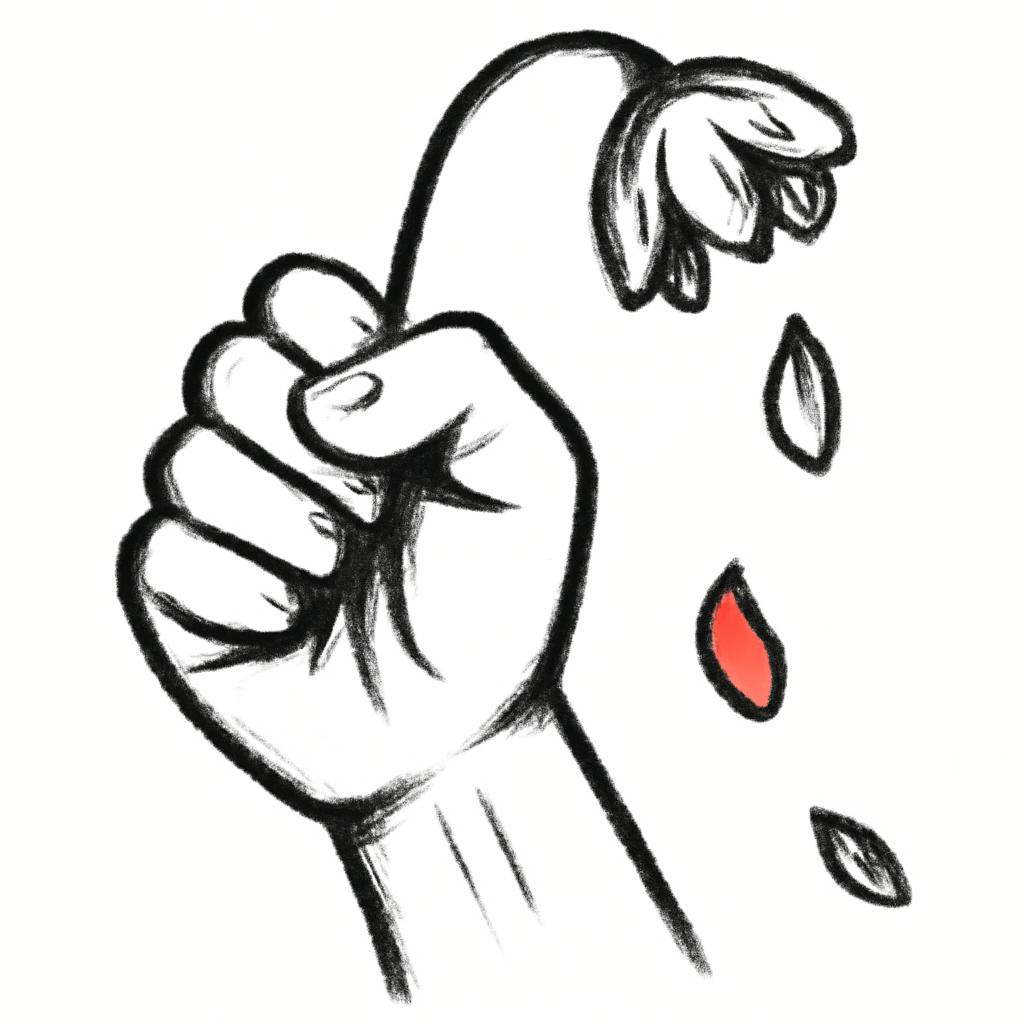 Disliking and hating tendency illustration