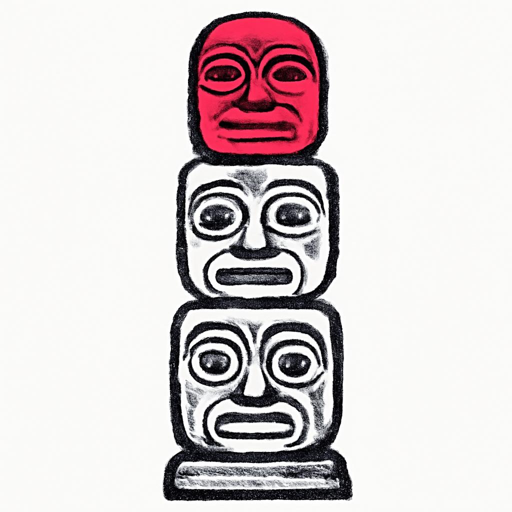 The hierarchical instinct illustration