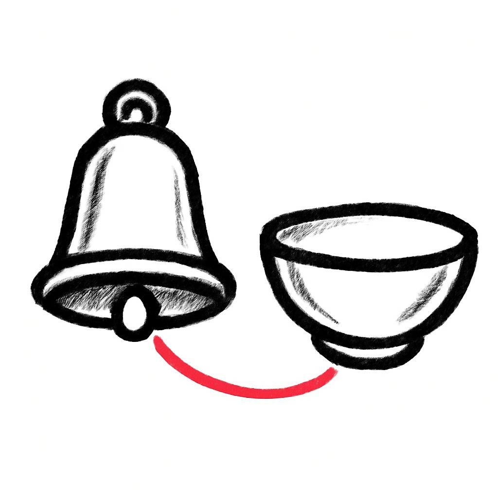 Influence from mere association illustration
