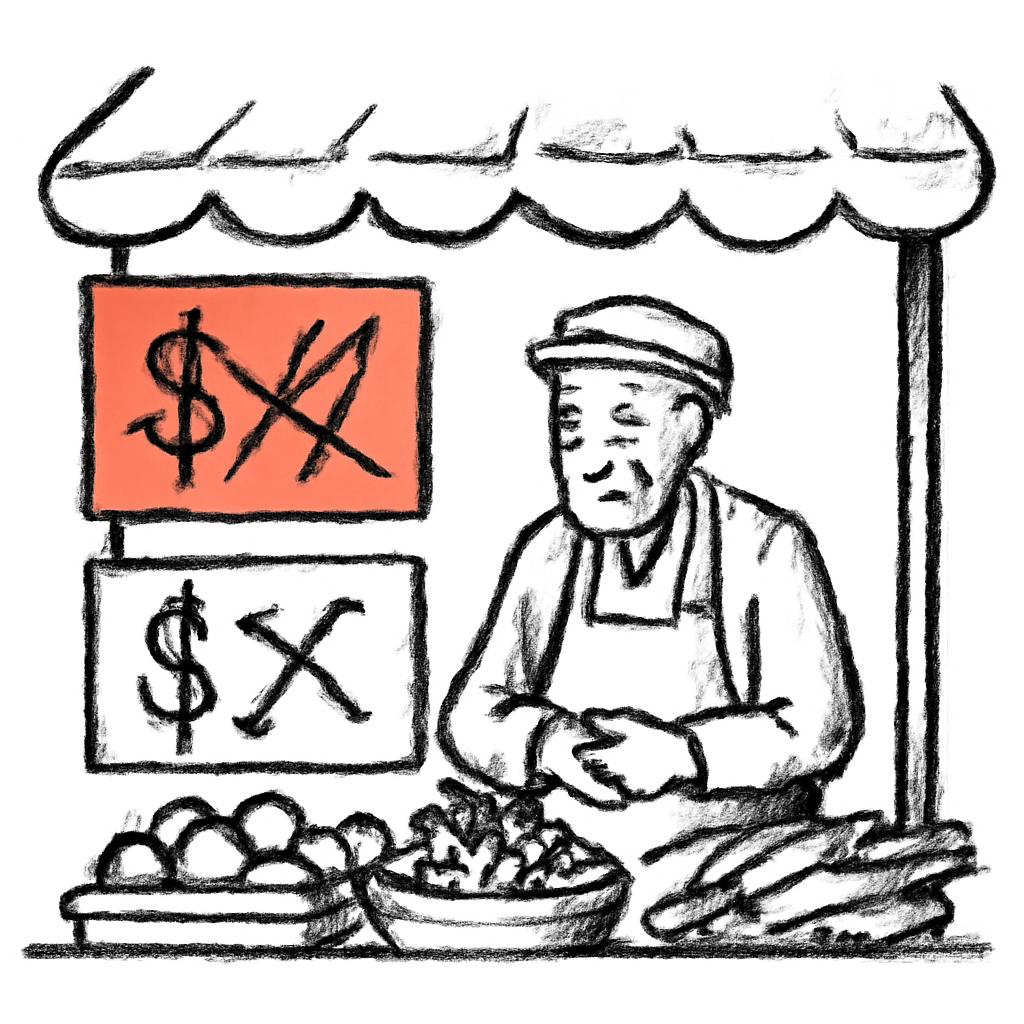 Mr. Market illustration