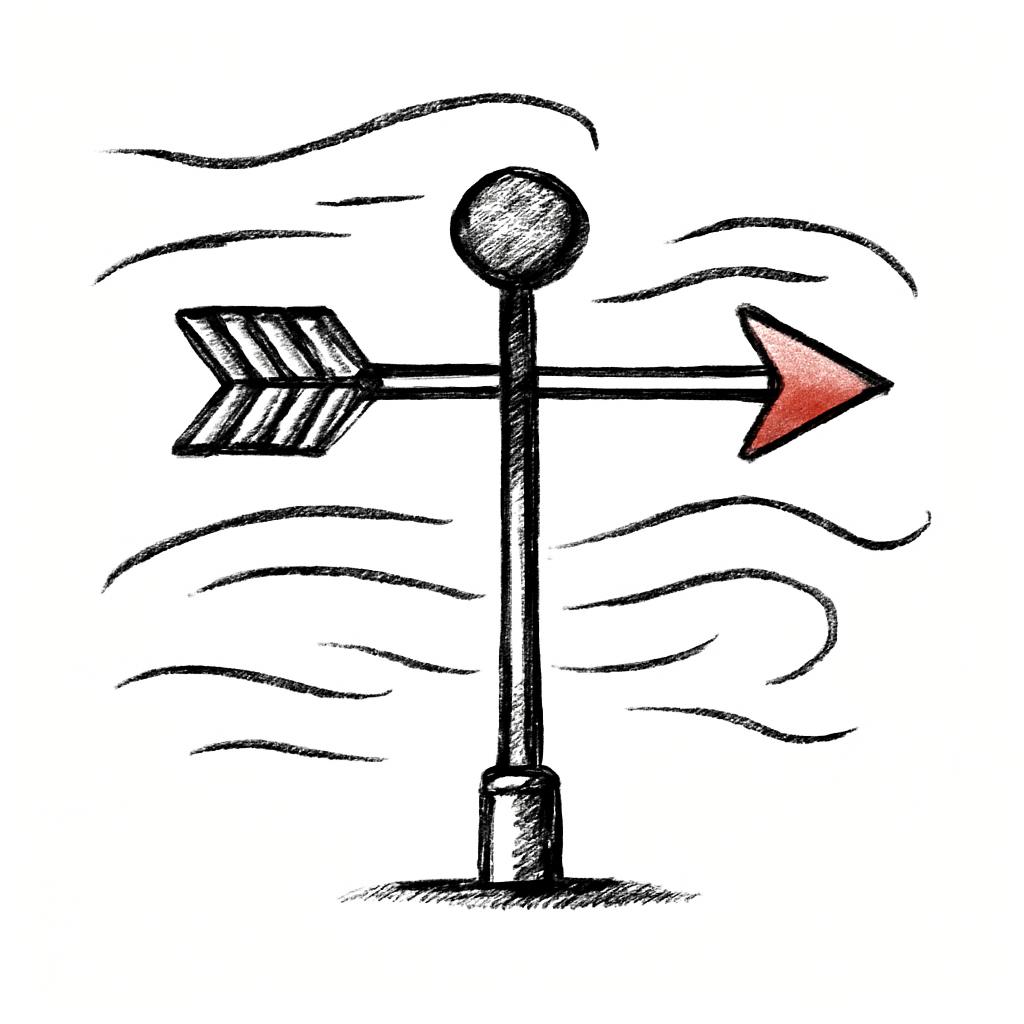 Over-optimism tendency illustration