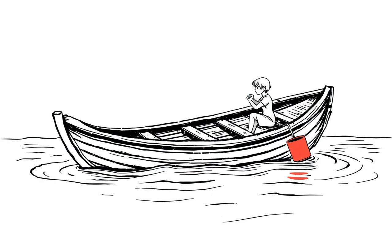 The sunk cost fallacy illustration