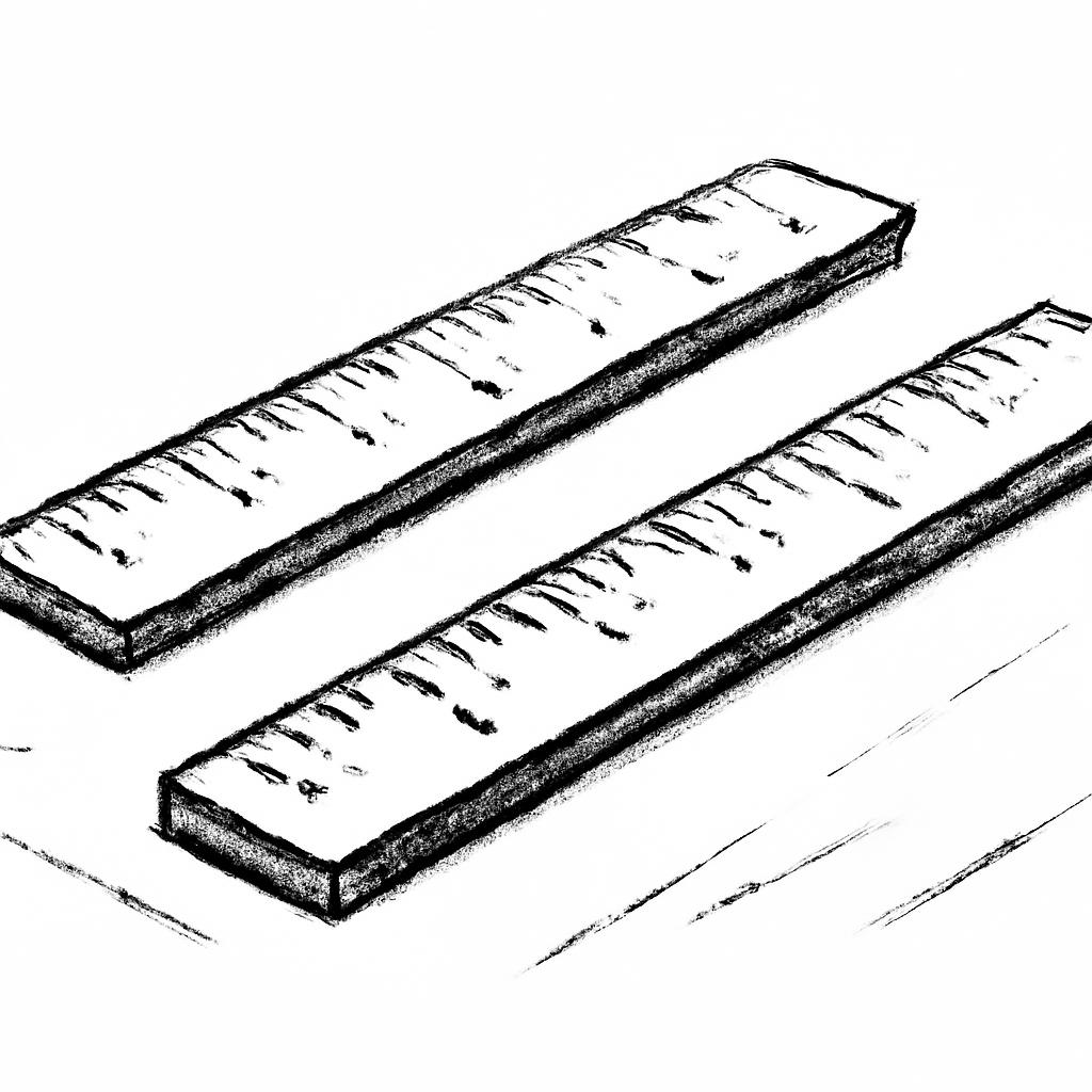 Wittgenstein's ruler illustration